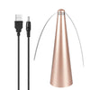 A copper-colored automatic electric fly repellent fan with flexible arms.