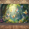 Enchanted Forest Birthday Party Photography Backdrop