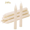 Hand-Rolled Beeswax Taper Candles with Honeycomb Design