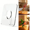 Clear Acrylic Photo Frame Vase for Desk & Shelf Display