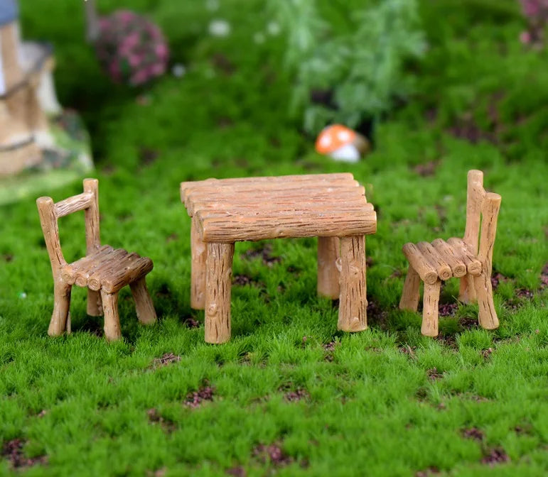 Miniature Fairy Garden Ornaments | Set of Resin Accents