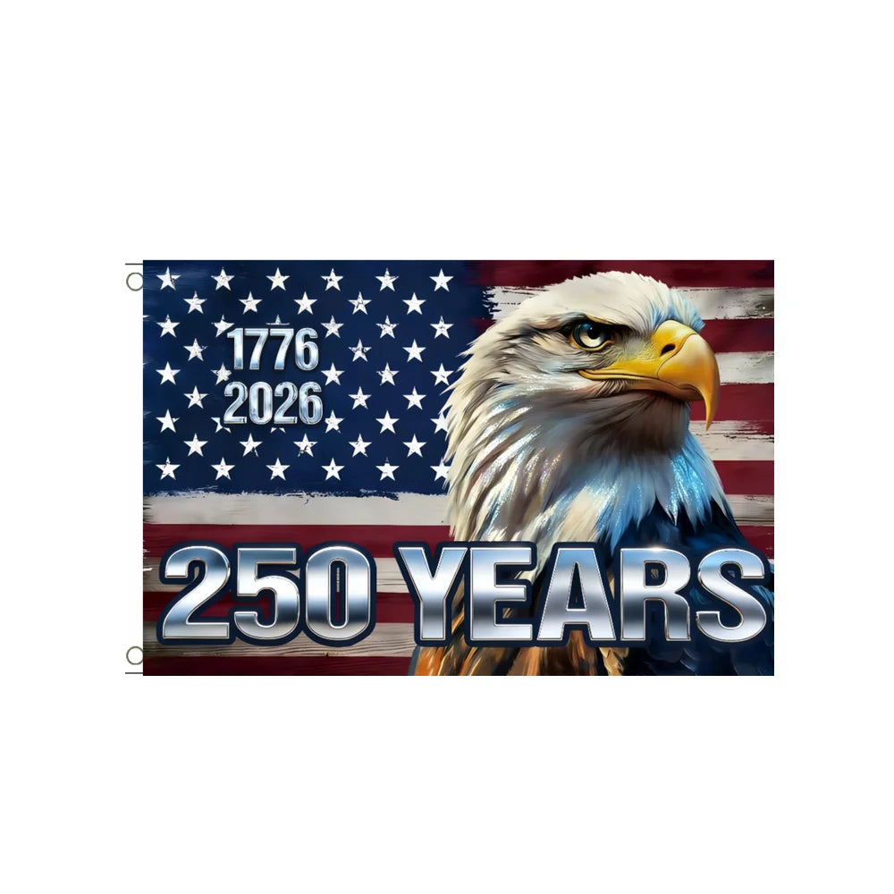 American 250th Independence Commemorative Flag Banner