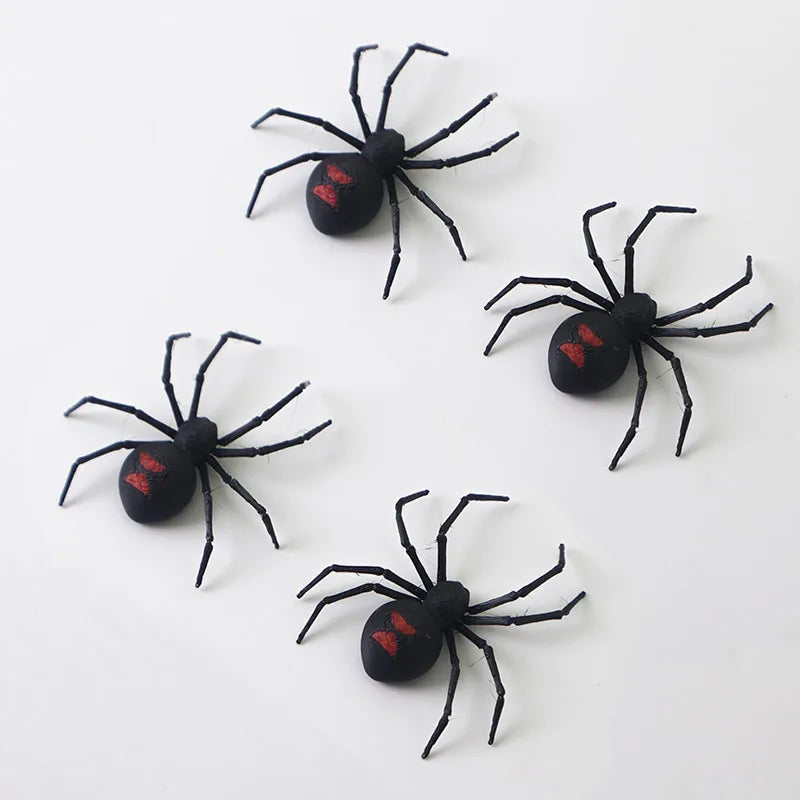Magnetic Black Widow Spider Fridge Magnet – Halloween Decorative Sticker