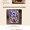 Anime Satoru Gojo LED Lighted Photo Frame with Three Color Modes