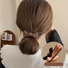 Elegant Bow Hair Ties Set for Women – Soft Stretch Fabric Ponytail Holders