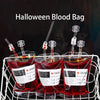 Reusable PVC Blood Drink Bags for Halloween Parties