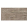A rectangular wooden sign with horizontal planks in a weathered gray finish for home decor.