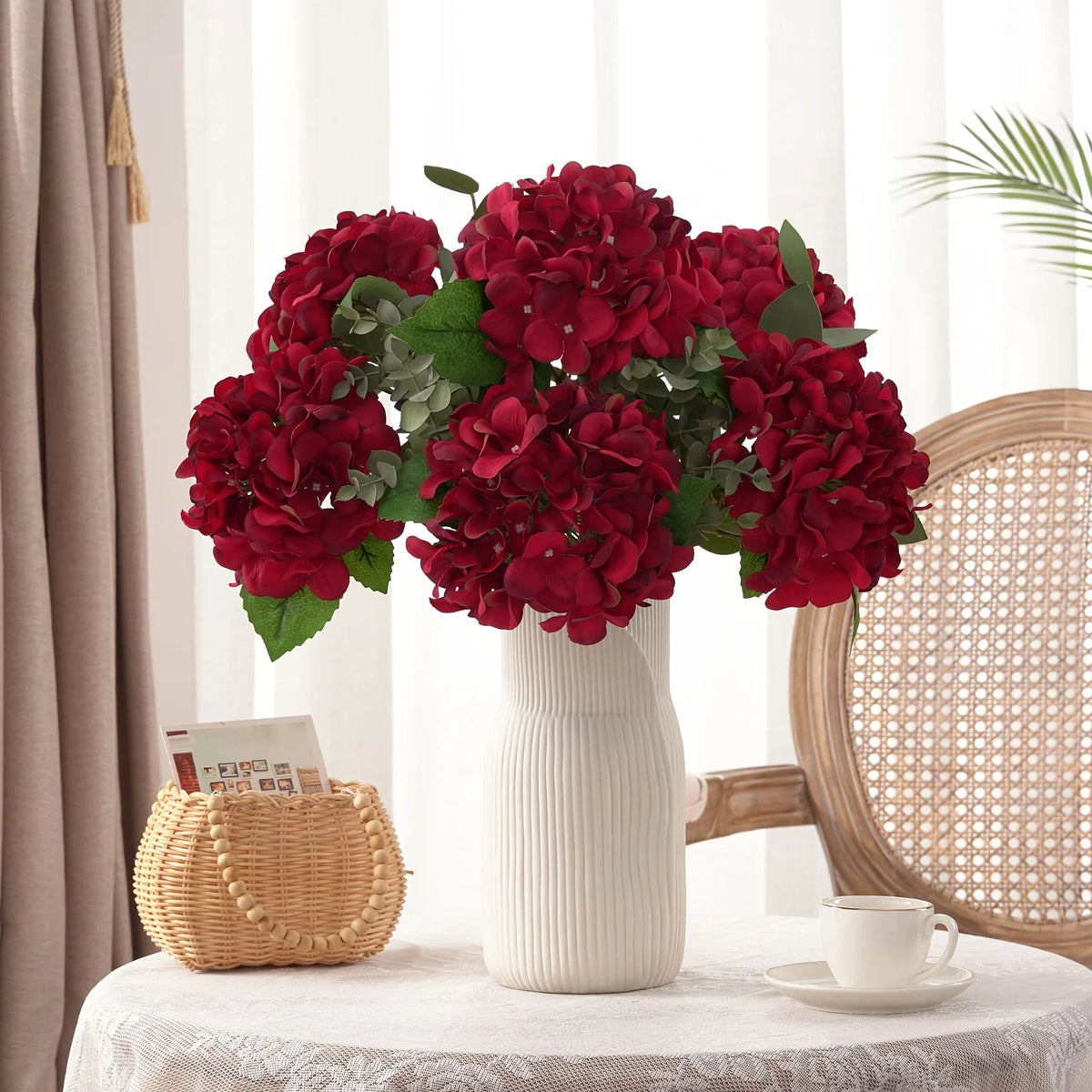 Artificial Hydrangea Stem for Weddings & Home Decor