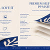 A set of premium self-adhesive PP material sheets featuring a leaf design for decorative purposes.