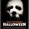 Poster for a Halloween night screening featuring a menacing masked figure.