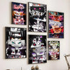 Japanese Anime Eyes Art Print – Nordic Style Wall Decor