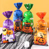 Halloween Pumpkin Candy Bags for Trick-or-Treat Party Favors