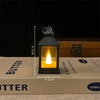Vintage LED Glowing Lantern for Dollhouse & Night Light Decor