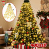 USB-Powered Waterfall Christmas Tree Lights with Remote