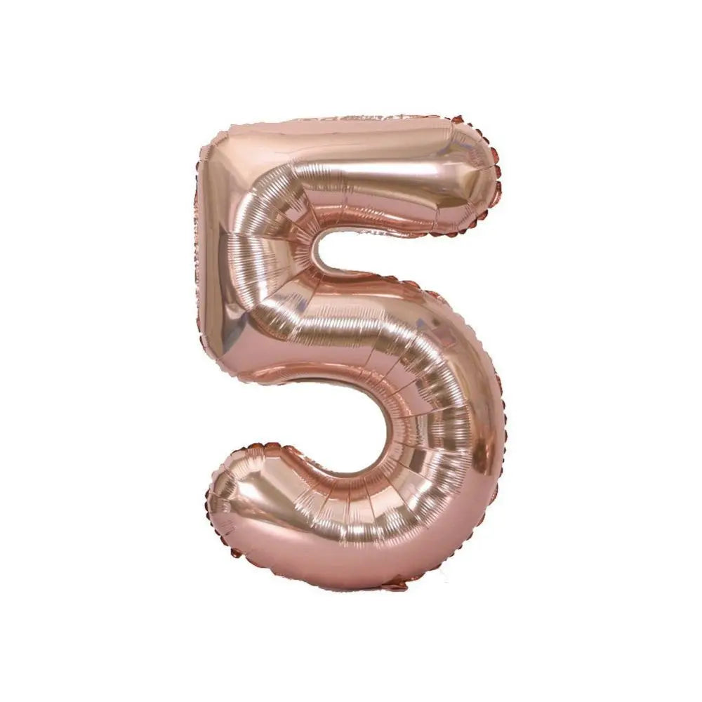 Large Red Number Foil Balloon for Birthday and Anniversary Decor