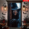 Spooky Halloween Witch Door Banner - Oversized Outdoor Décor