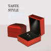 LED Light Ring Box with Plush Interior