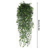 Artificial hanging morning glory silk vines used for indoor and outdoor decor