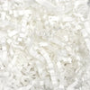 White crinkle cut paper shred filler material