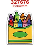 A pack of 30 flatback resin craft embellishments in various colors and sizes for bows and DIY projects.
