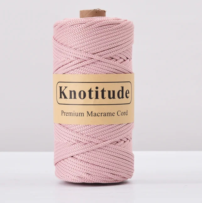 4mm Polyester Macrame Cord - 300g Spool for Knitting & DIY Crafts