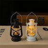 Vintage LED Glowing Lantern for Dollhouse & Night Light Decor