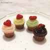 Miniature Dollhouse Food Set with Snacks, Cakes, Drinks & Wine