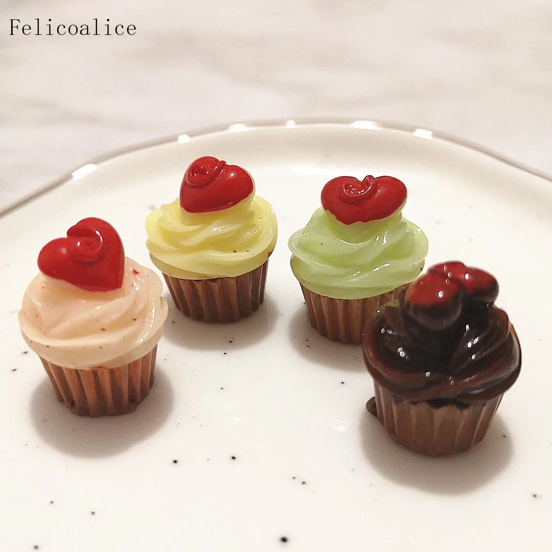 Miniature Dollhouse Food Set with Snacks, Cakes, Drinks & Wine