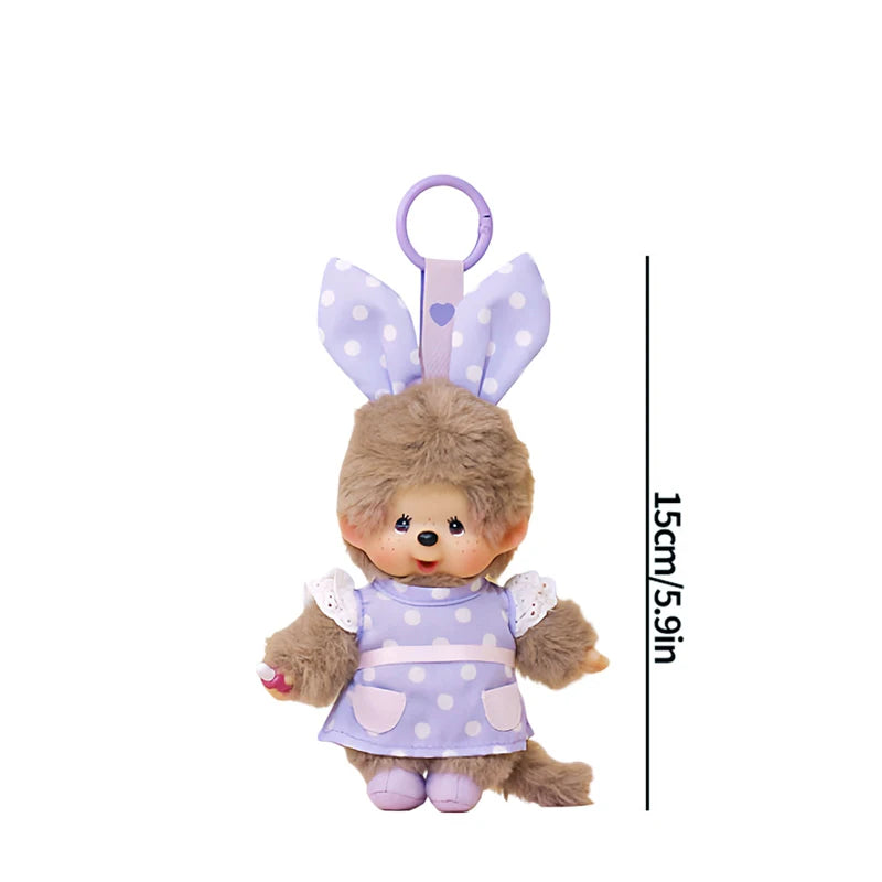 Monchhichi Plush Keychain Bag Charm