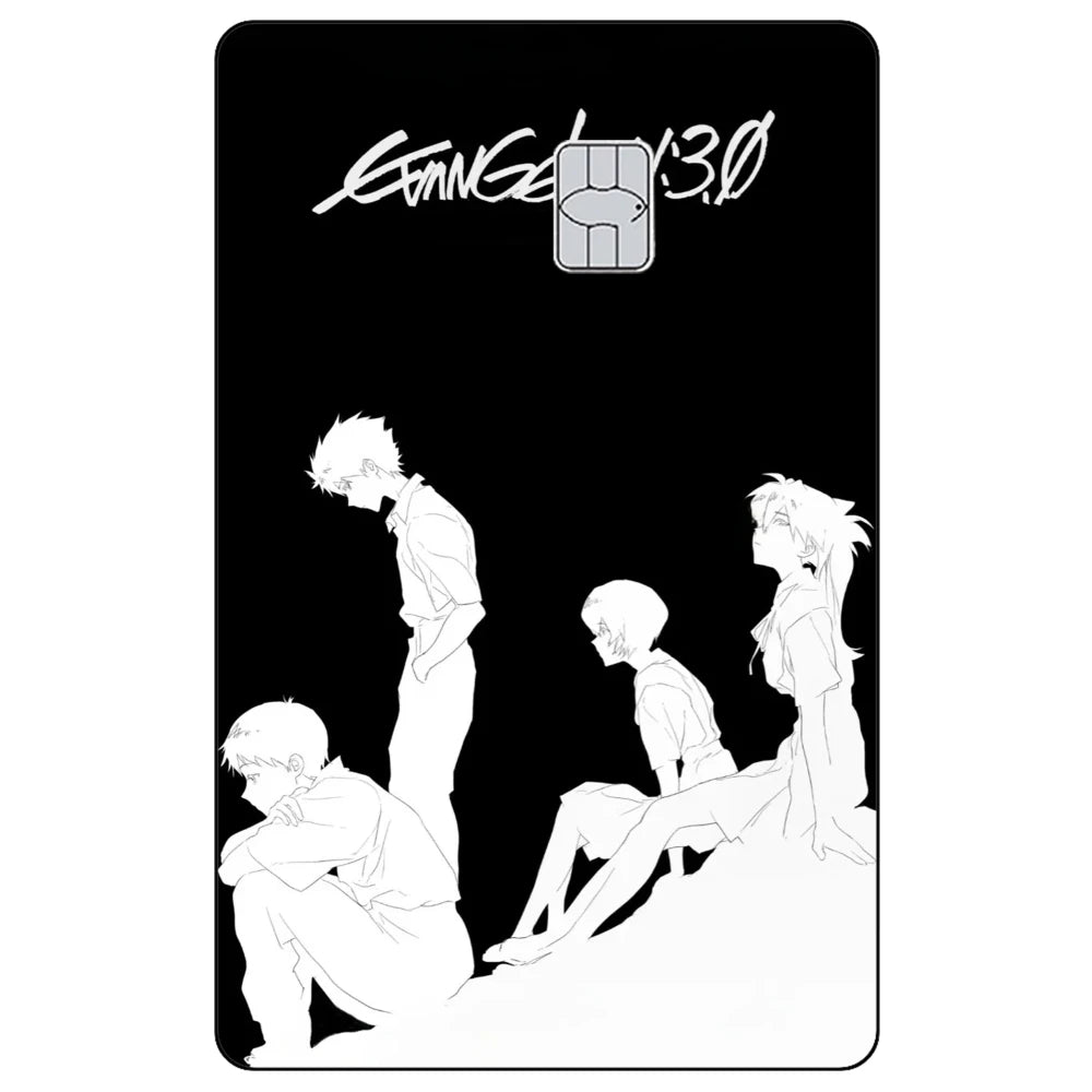 Matte Anime Card Skin Sticker for Credit and Debit Cards