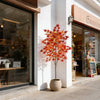 Large Artificial Japanese Maple Tree – Lifelike Faux Red & Green Leaves for Indoor & Outdoor Decor
