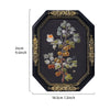 Antique Gilded Resin Photo Frame with Ornate Relief Design