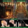 Demonstration of how to use Halloween LED floating candles with a magic wand remote