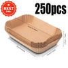 250 emporte-pièces rectangulaires extra-larges pour sacs de cuisson à air fryer
