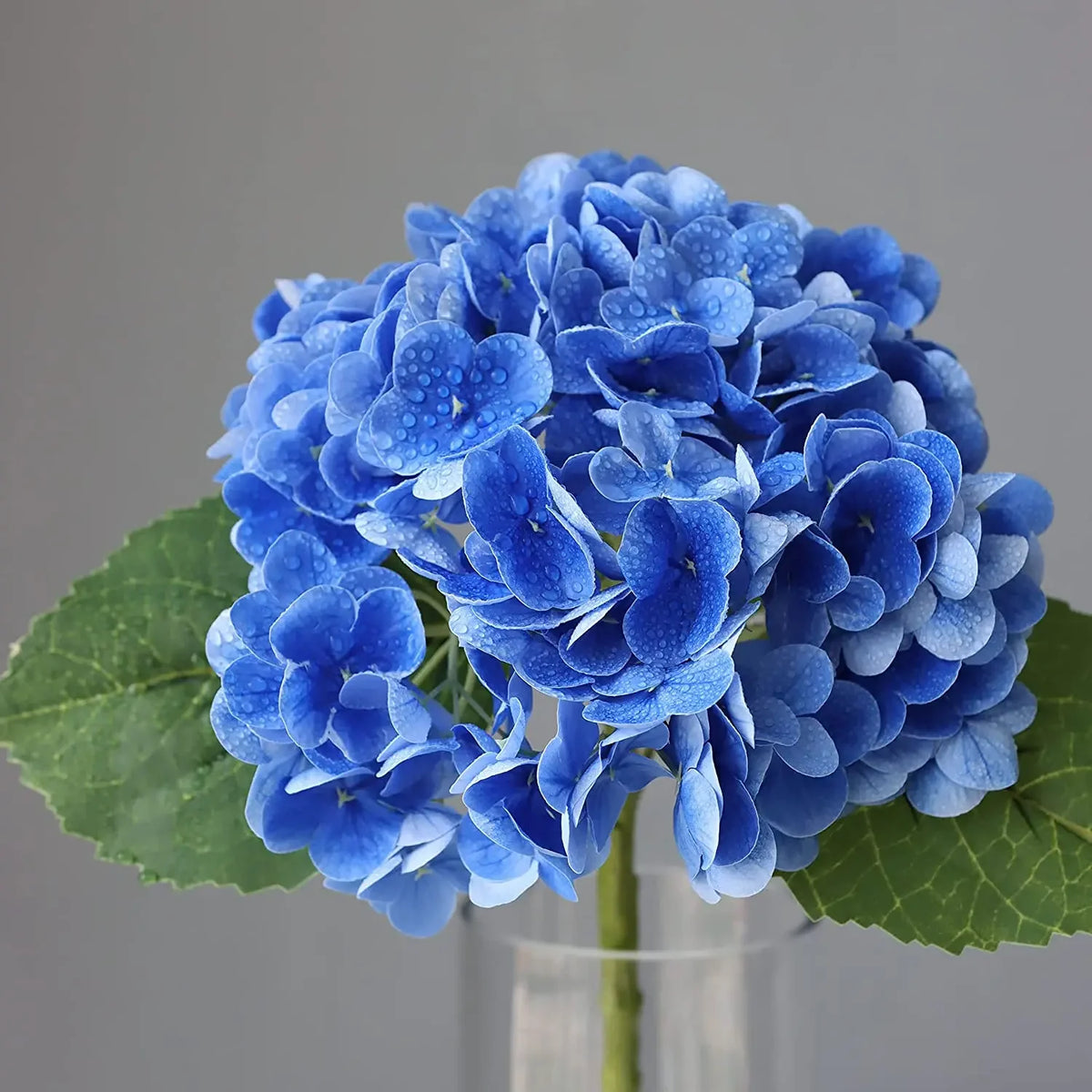 Lifelike Latex Hydrangea Stems for Weddings & Home Decor (Set of 4)