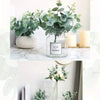 Artificial Eucalyptus Leaf Stems – Silk Greenery for Weddings & Home Decor
