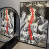A poster featuring a dramatic illustration of a boxer, titled Japanese Fighter Title Match vs. 10R.