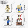 A set of 266 plastic building blocks depicting characters from Five Nights at Freddy's