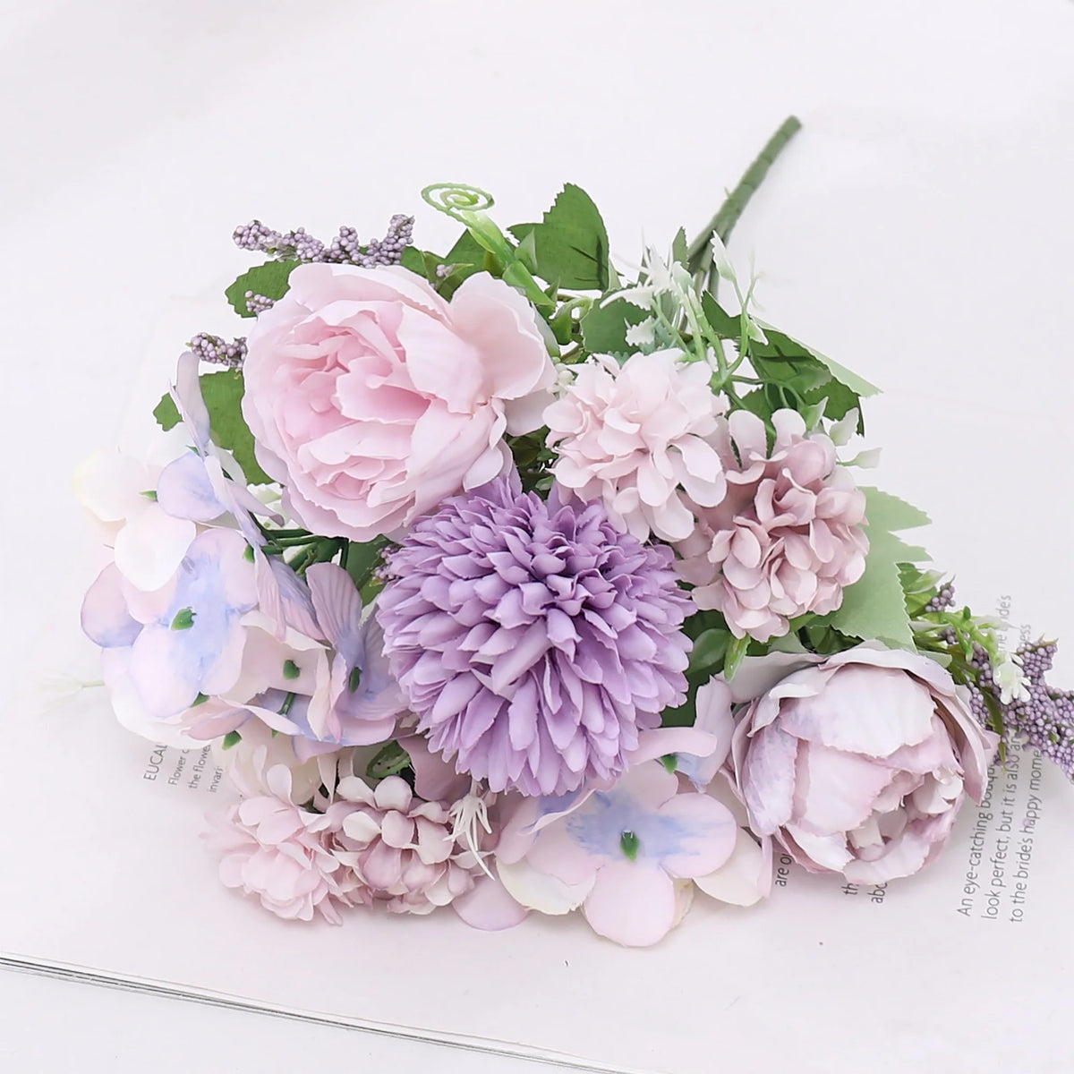 Realistic Silk Peony Artificial Flowers for Weddings & Home Décor