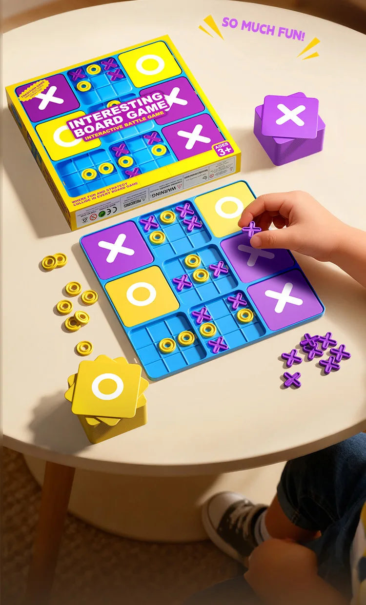Classic Tic Tac Toe Board Game for Family Fun