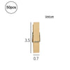 Mini Wooden Clothespins for Crafts and Photos (Set of 50)
