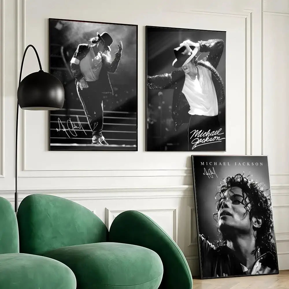 Michael Jackson Iconic Poster Wall Decal – HD Self-Adhesive Art