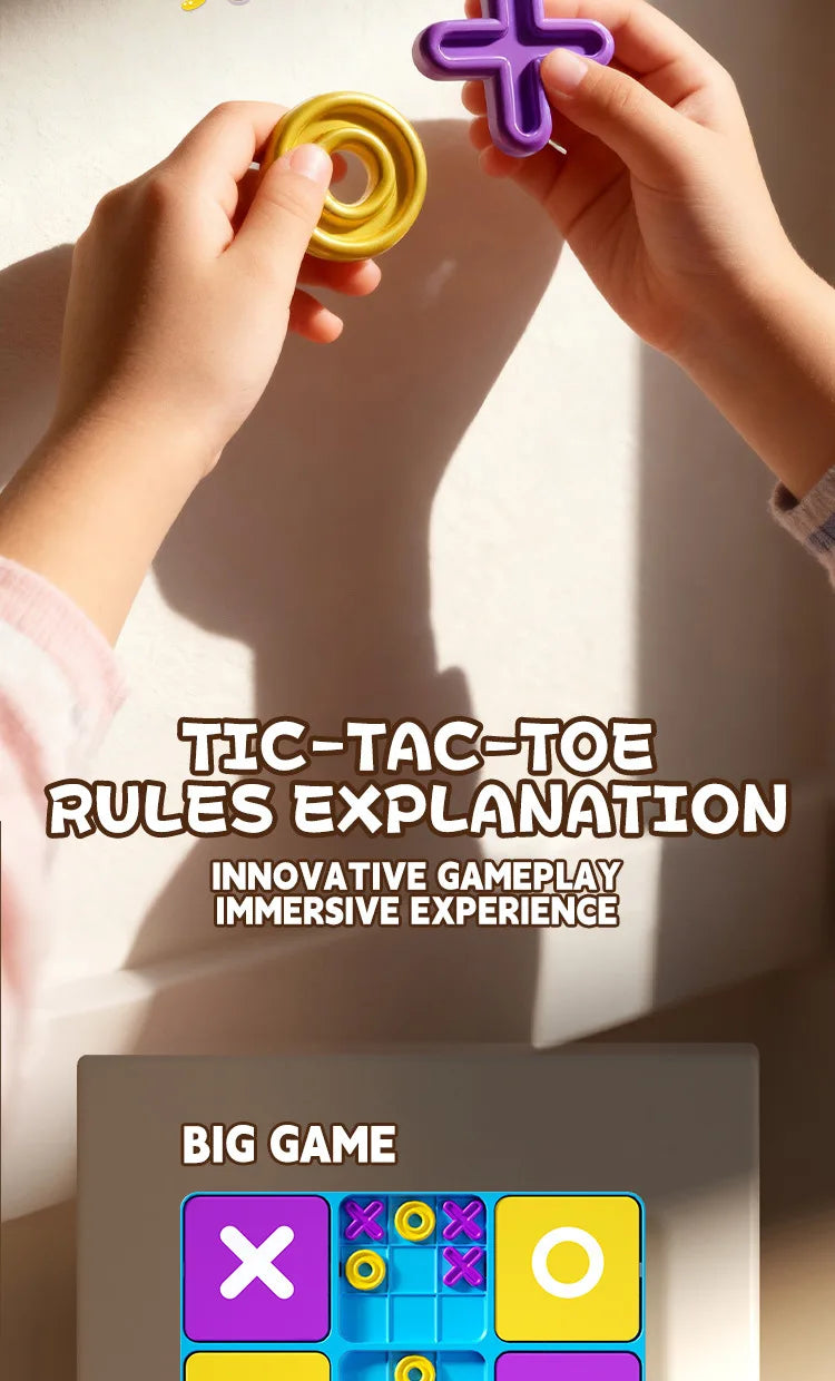 Classic Tic Tac Toe Board Game for Family Fun