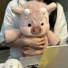 Adorable Running Pig Plush Toy – Soft Calf Stuffed Animal Pillow, 17.7 Inches