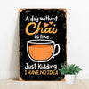 Tea Lovers Canvas Wall Art – Modern Kitchen Decor