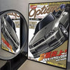 A poster featuring a silver JDM racing car, titled Option, with Japanese text and graphics.