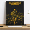 Helldivers II HD Canvas Art Print – Game-Inspired Wall Decor