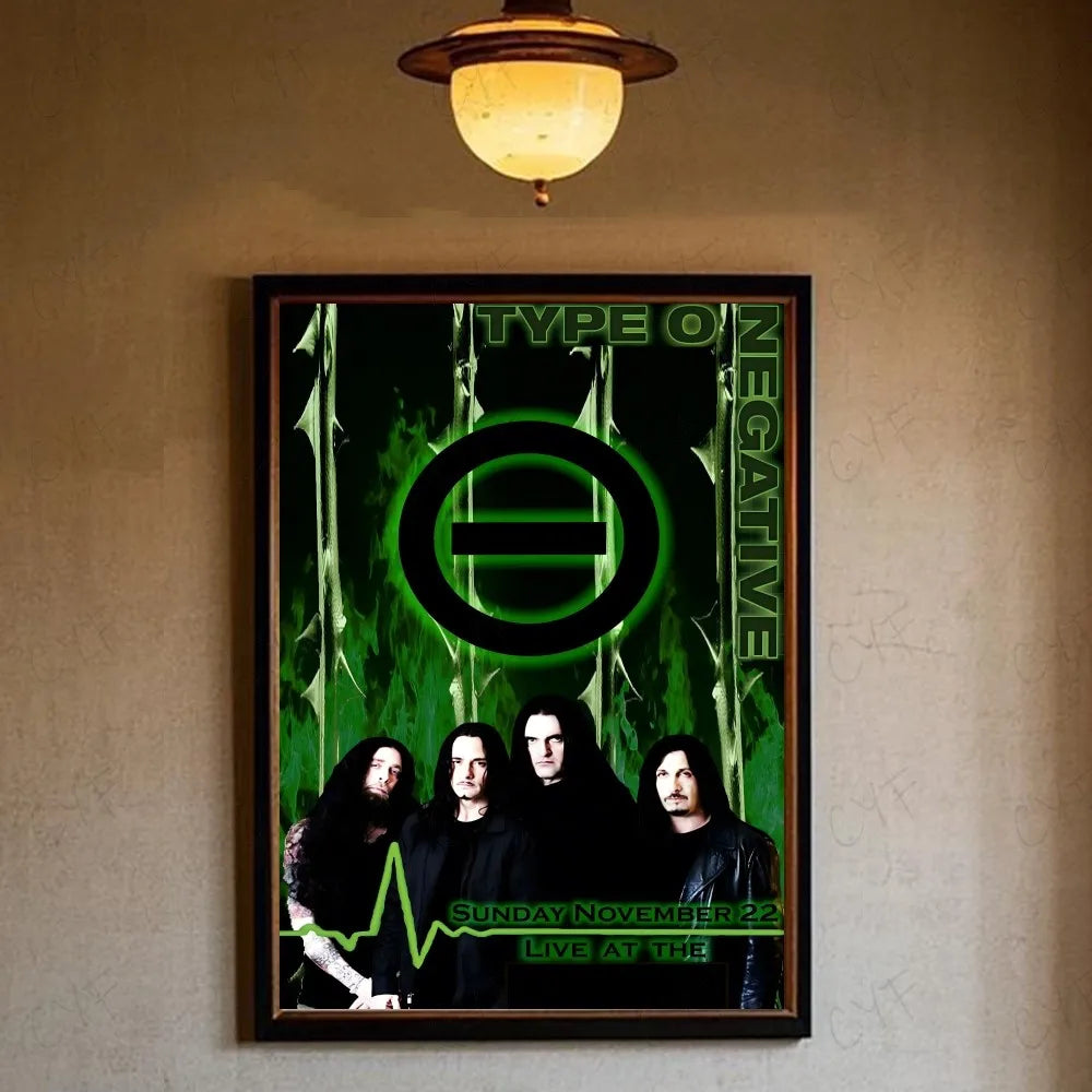 Type O Negative Band Poster – HD Art Print for Walls