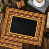 Vintage Gold Self-Adhesive Decorative Border Sticker Roll for DIY Projects