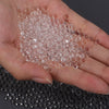 Crystal-Look Acrylic Round Beads for Crafts and Decor